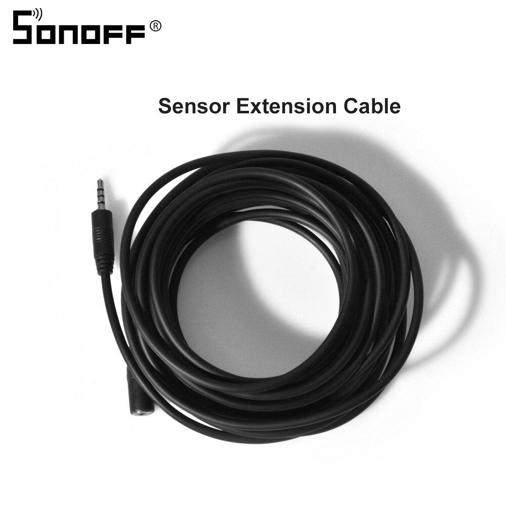 SONOFF TH10/TH16 DS18B20/SI7021/Al560 Temperatue Humidity Sensor Extension Cable Monitor Wireless Wifi Smart Light Switch Alexa: Sensor extender