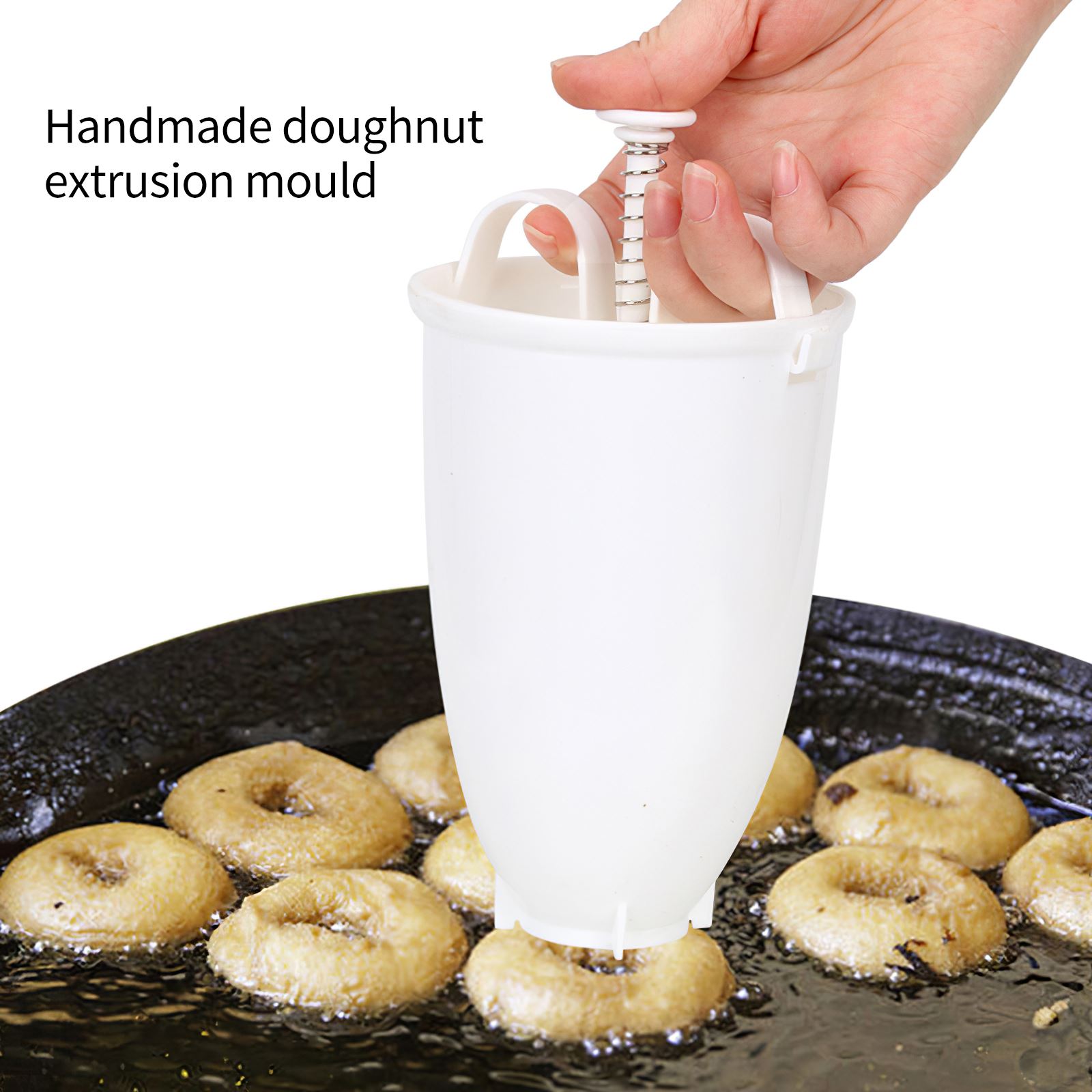 Manual Donut Maker Compression Spring Maker Lightweight Donut Baking Mold Producer Donut Baking Tool For Kitchen Bread Shop