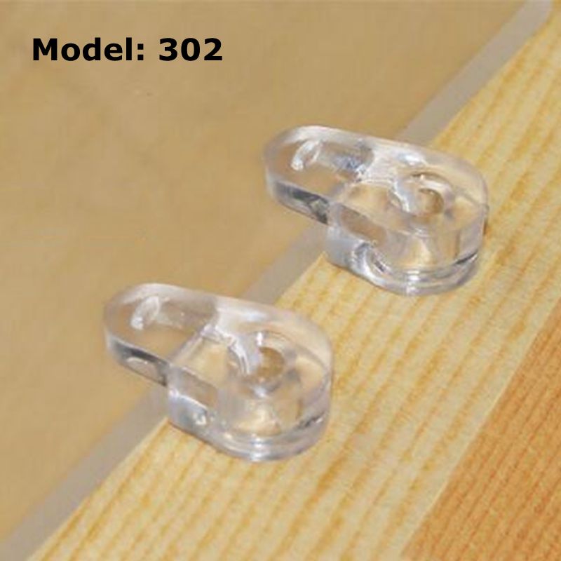 100Pcs Screen Panel Retainer Furniture Clamp Screw Glass Mirror Corner Buckle Hardware Fittings Glass Clip AAA0927: Model 302