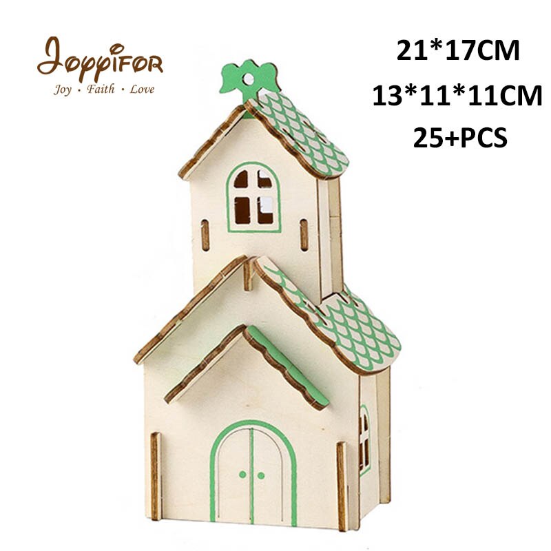 Interessante 3D patch casa giardino apple orchard personalità cottage educativi per bambini regali