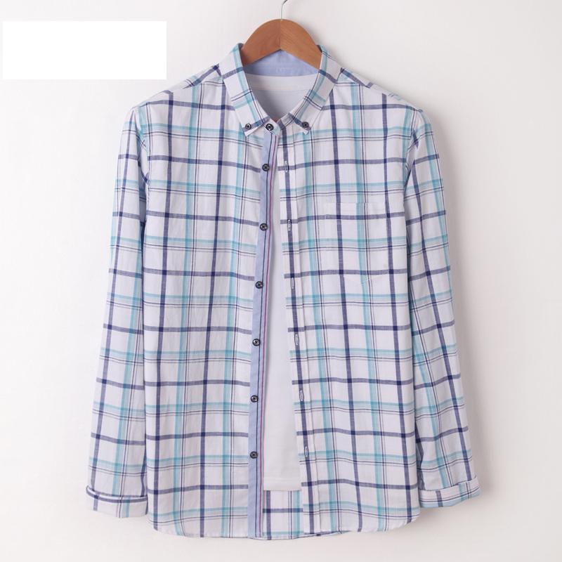 Camisas de manga larga a cuadros para hombre, 100% algodón, talla grande, S, M, L, XL2XL3XL, 4XL, 5XL, 6XL, novedad, a la , primavera y verano