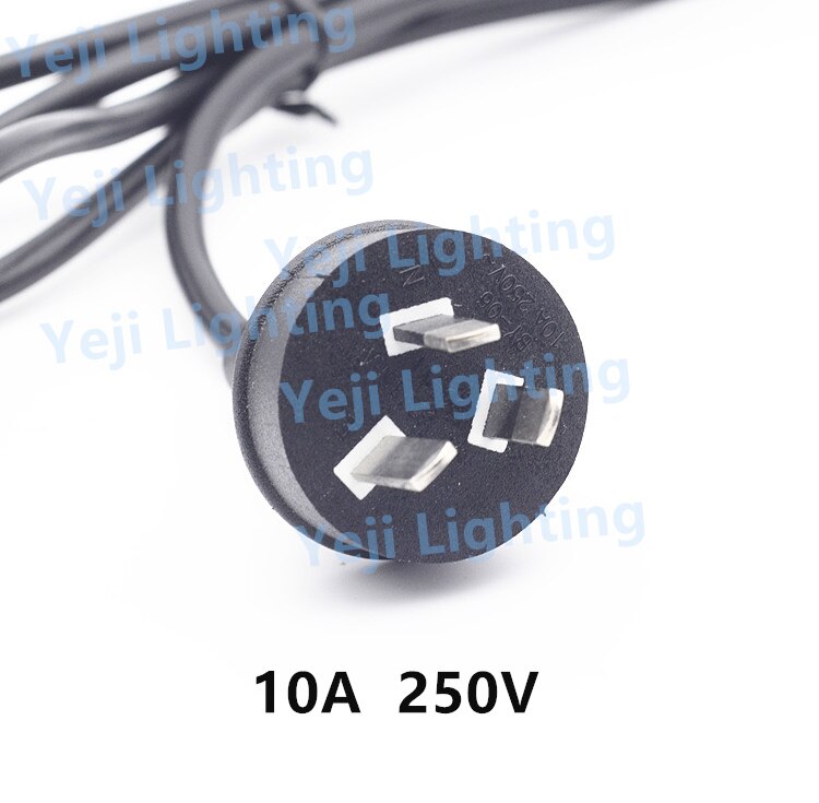 Australian standard 3-pin plug with button switch cable power wire cord use for table lamp Lighting Accessories