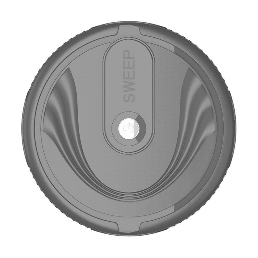 Automatic Vacuum Cleaner Robot Smart Wireless Dry Wet Dust Sweeping Cleaning Auto Suction Dust Sweeper Machine Home Intelligent: Black Battery