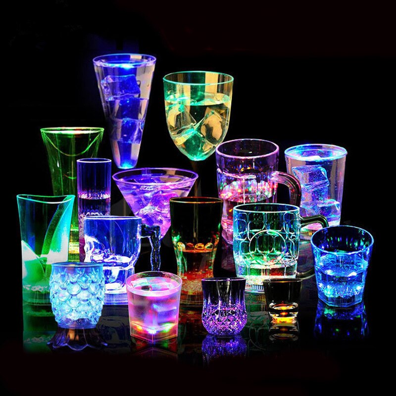 Luminous Mug Led Colorful Luminous Beer Mug, Water Induction Pineapple Mug, Bar Dragon Mug, Cheer Supplies