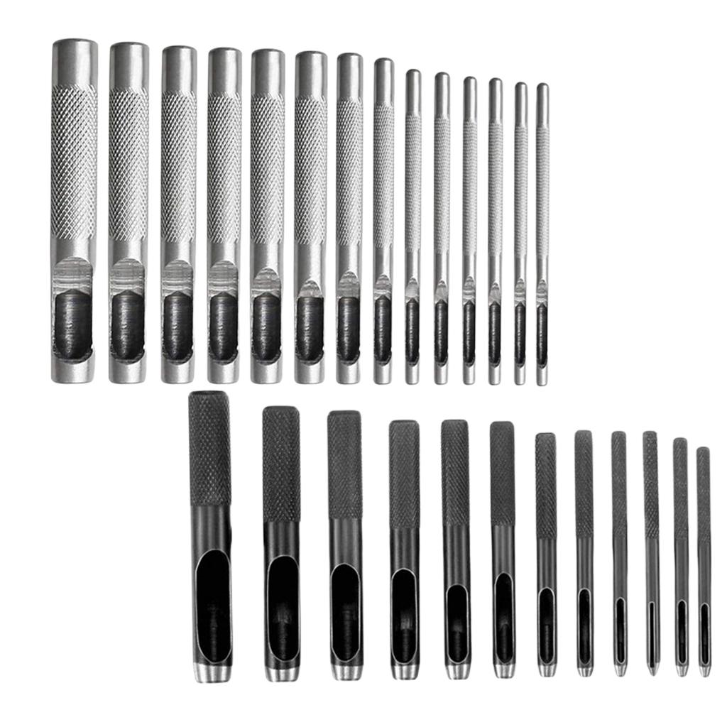 Steel Leather Hole Punch Round Hole Punch Cutter Leather Punch Tool for Gasket Belt