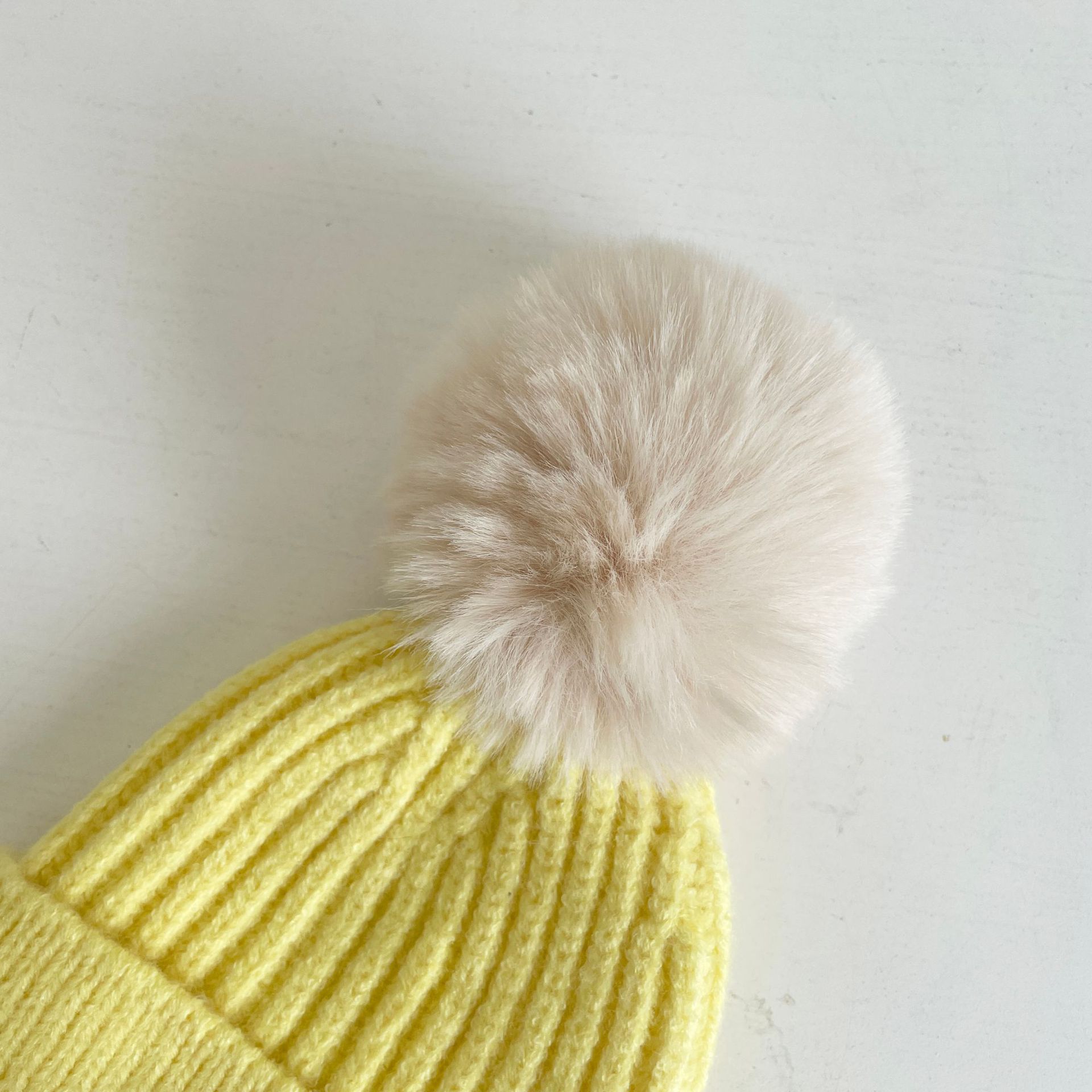 baby jente lue søt pompong baby lokk lue høst vinter varm strikket låve jente luer fast hårball strikk låve caps panser