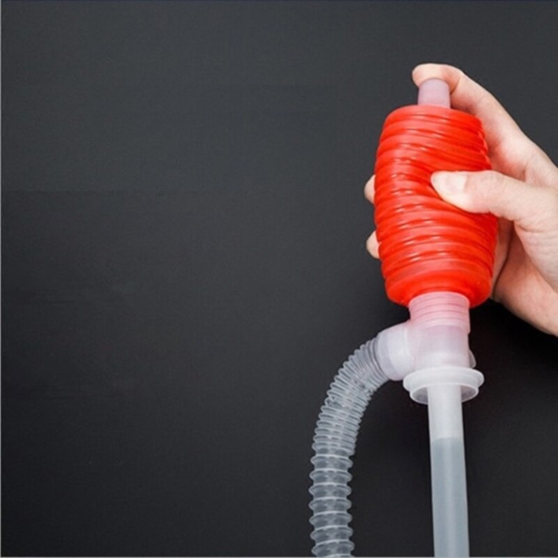 Hand Liquid Transfer Pomp Brandstof Overdracht Sifon Pomp Olie Sucker Grote Knijpen Sifon Auto Truck Manual Siphon Zuig