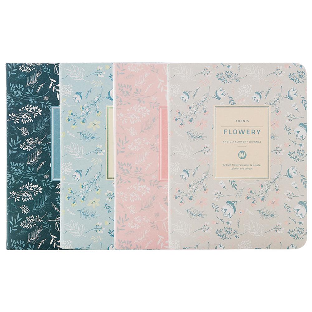 Planlægger ugentlig månedlig planlægger blomsterovertræk ugentlig planlægger kalenderplan kawaii vintage blomst stilfuld stil 96 ark