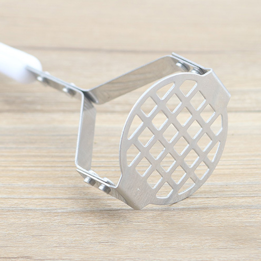 Stainless Steel Potato Masher Manual Melon Fruit mud Pusher Mashing Plate For Smooth Mashed Potatoes Vegetable Press Crusher