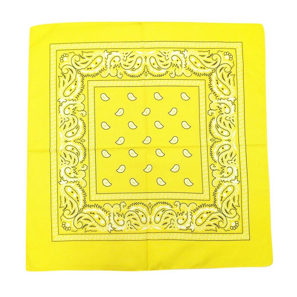 Baumwolle Neue Tie-Gefärbt Kopftuch Paisley Blättern Bandana Tie-Gefärbt Quadratischen wiederverwendbare Radfahren gesichtsmaske Mund Gesicht Schal: H