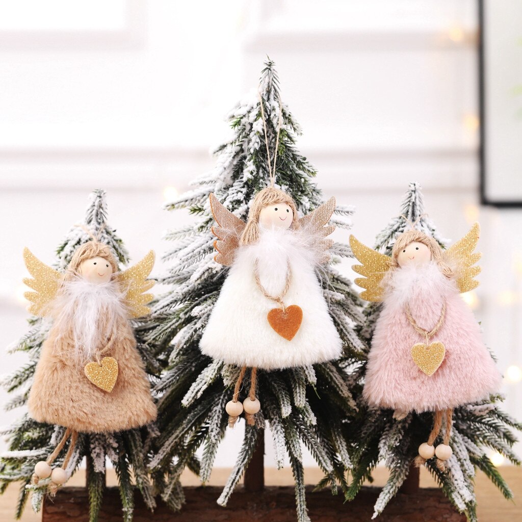 Kerst Engel Ornament Kerstboom Opknoping Decoratie Hanger Kerstversiering Gelukkig Nieuwjaar Рождество