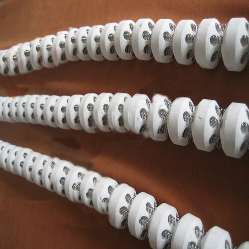 Corundum spherical flexible ceramic radiant heating core tube white 1pc
