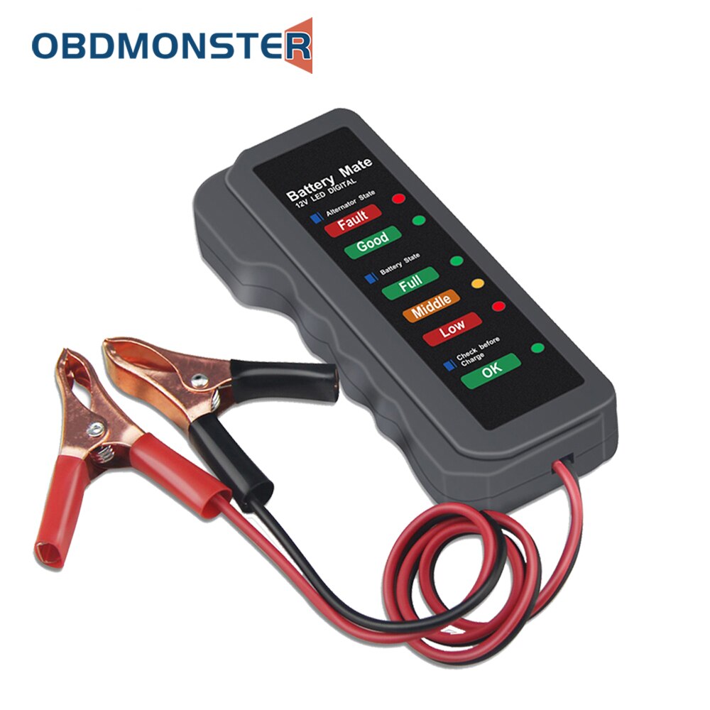 Universal Car Brake Fluid Tester Oil Check and Battery Tester Alternator Charging Vehicle Automotive Testing Tool
