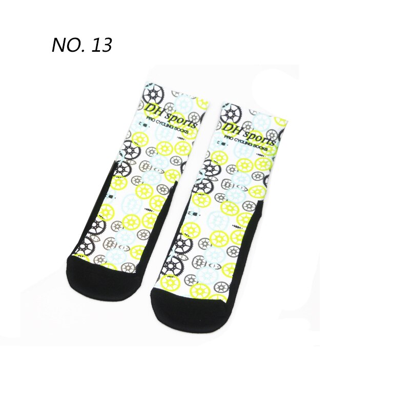 DH SPORT Sommer Atmungs Radfahren Socken Männer Frauen Berg MTB Rennrad Fahrrad Kompression Läuft Basketball Sport Socken: QTWZ1413