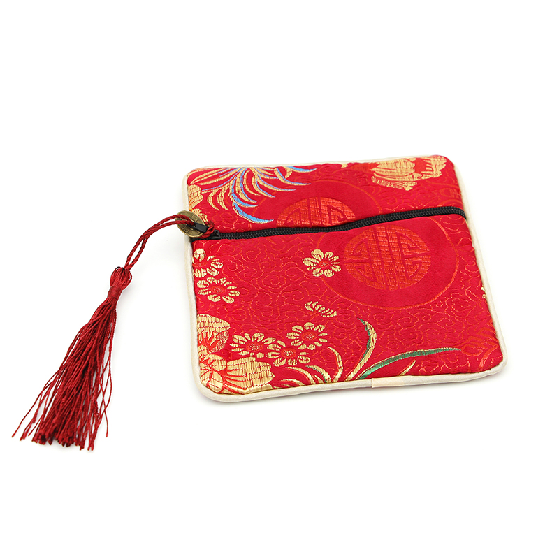 Trekkoord Sieraden Collectie Kwasten Tassen Armband Ketting Ringen Pakket Portemonnee Kleine Tas Opslag Doek Bag