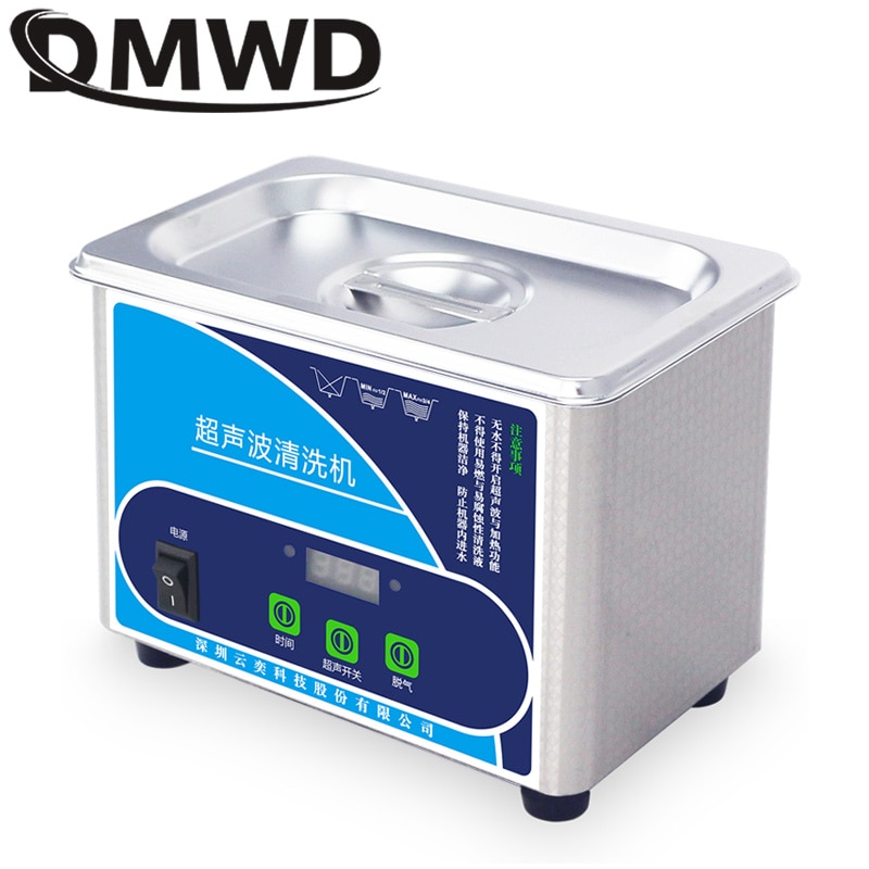 Limpiador ultrasónico Digital 50W Sonicator baño 40Khz degas de oro joyas de plata gafas collar de jade óxidos aceite antioxidante lavadora