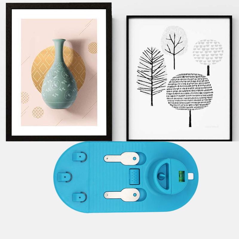 Photo Hanging Ruler Diy Photo Hanging Kit Picture Frame Hanger with Le... – Vicedeal