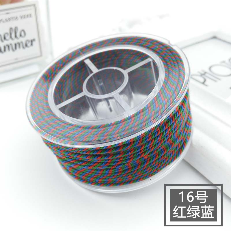 30M bawełniany przewód nylonowy 1.2mm chińnarty węzeł makrama przewód koraliki na nitkach ciąg DIY pleciona bransoletka tworzenia biżuterii DIY frędzle: Niklu biały