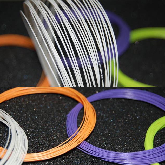 Badminton Schläger Schnur Ersatz 0,75mm Messgerät 10M Faser Nylon Nützlich