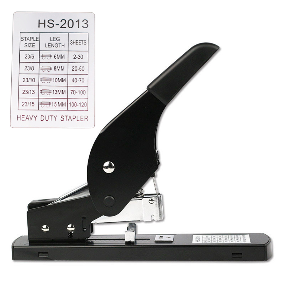 Metal Stapler Bookbinding Stapling 100 Sheet Capacity Office Tools Fit Staples(Pins) 23/6 23/15 For Home Office Binding Supplies