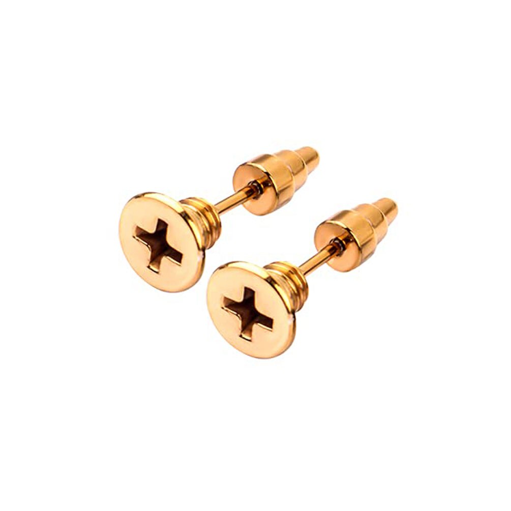 5 Pairs Punk Men &amp; Women Stud Earring Anti Allergic Stainless Steel Body Piercing Whole Screw Stud Earrings Funny jewelry: 1 Pair-Style A4