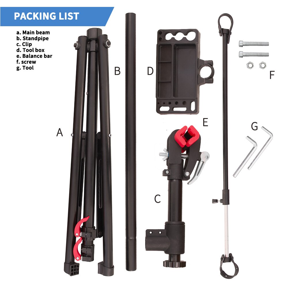 Bike Repair Stand MTB Road Bicycle Maintenance Repair Tools Adjustable Foldable Storage Display Stand