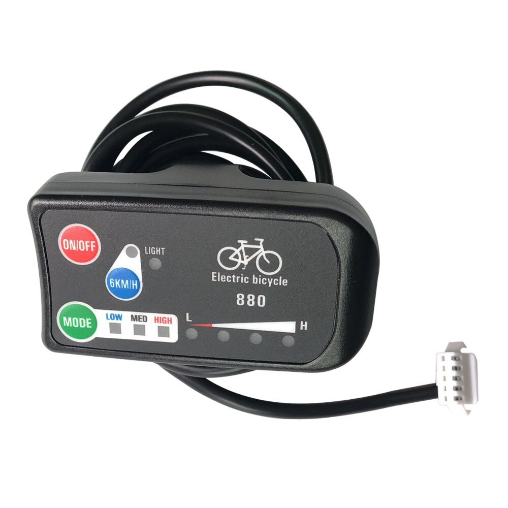Ebike 24/36/48/60/72v KT LCD3 LCD8H LED affichage pour KT contrôleur LCD8 avec connecteur étanche SM-5A compteur de vitesse de vélo électrique