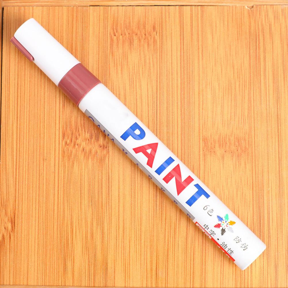 colorful Universal Waterproof Tyres Cars pen Doodle Pen Permanent Paint markers Graffiti Oily Marker Pen: Brown