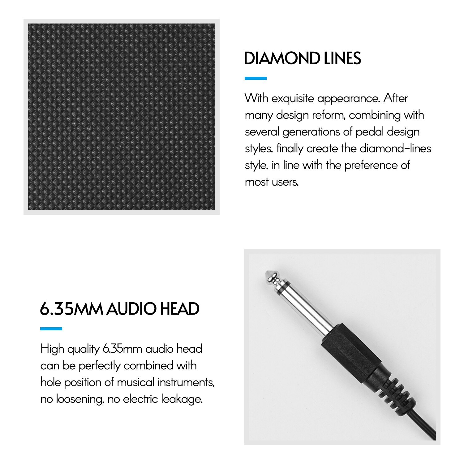 6.35mm Interface Compact Sustain Pedal Universal Single Pedal for Roll Up Electronic Piano Keyboard Elctronic Roll Up Drum