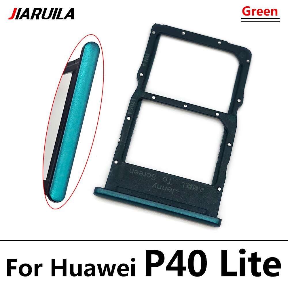 Per Huawei MediaPad T3 10 AGS-L09 AGS-W09 AGS-L03 T3 9.6 LTE SIM Slot Per Schede SD Vassoio di Carta Del Supporto Adattatore: P40 Lite Green
