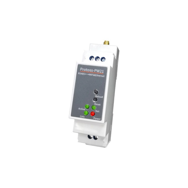 9 ～ 48 vdc-ingång din rail  rr485 serieport till wifi eller ethernet  rj45 omvandlare serverdata modbus tcp wifi seriell server