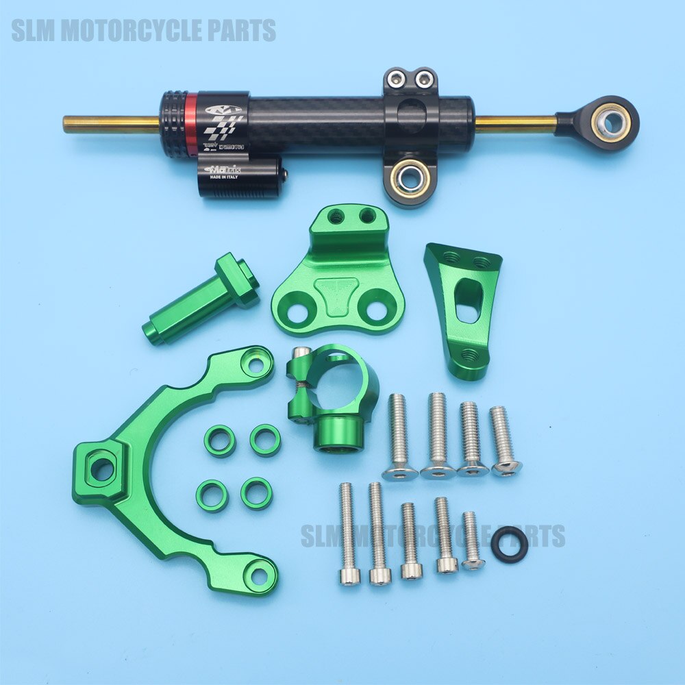 Motorcycles Adjustable Steering Stabilize Damper Bracket Kit For