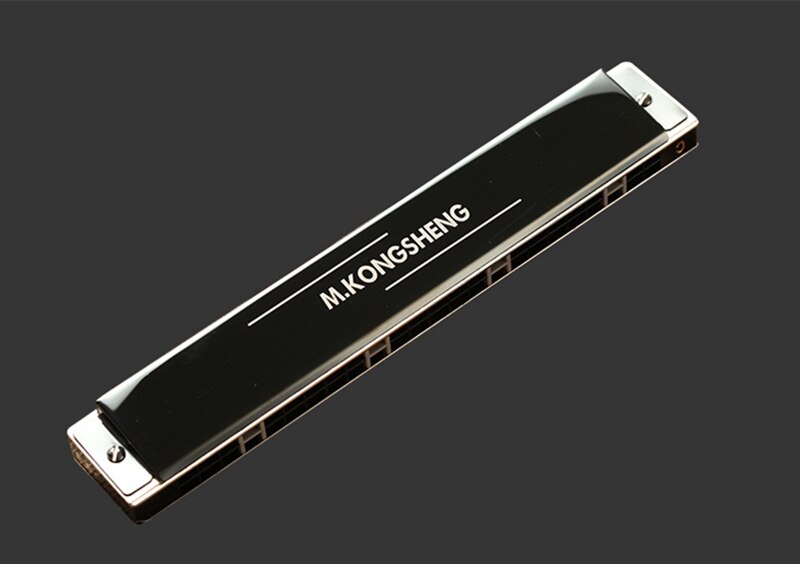 KONGSHENG 24 Holes Tremolo Harmonica Musical Instruments Armonica Senior Playing Mouth Ogan CDEFGAB 12 Key choose