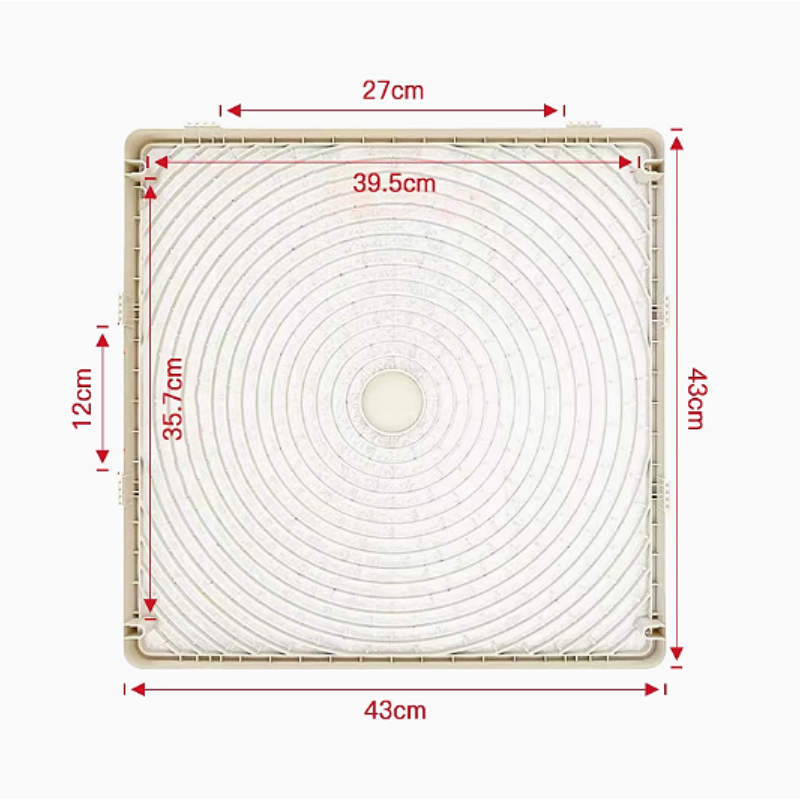 Cubierta de red de aire acondicionado para unidad exterior de 1p, 1,5p, 2p, tapa frontal de aspa de ventilador de rejilla cuadrada, reemplazo de ajuste de 43x4 48,2x48,2/52,2x49,5 cm
