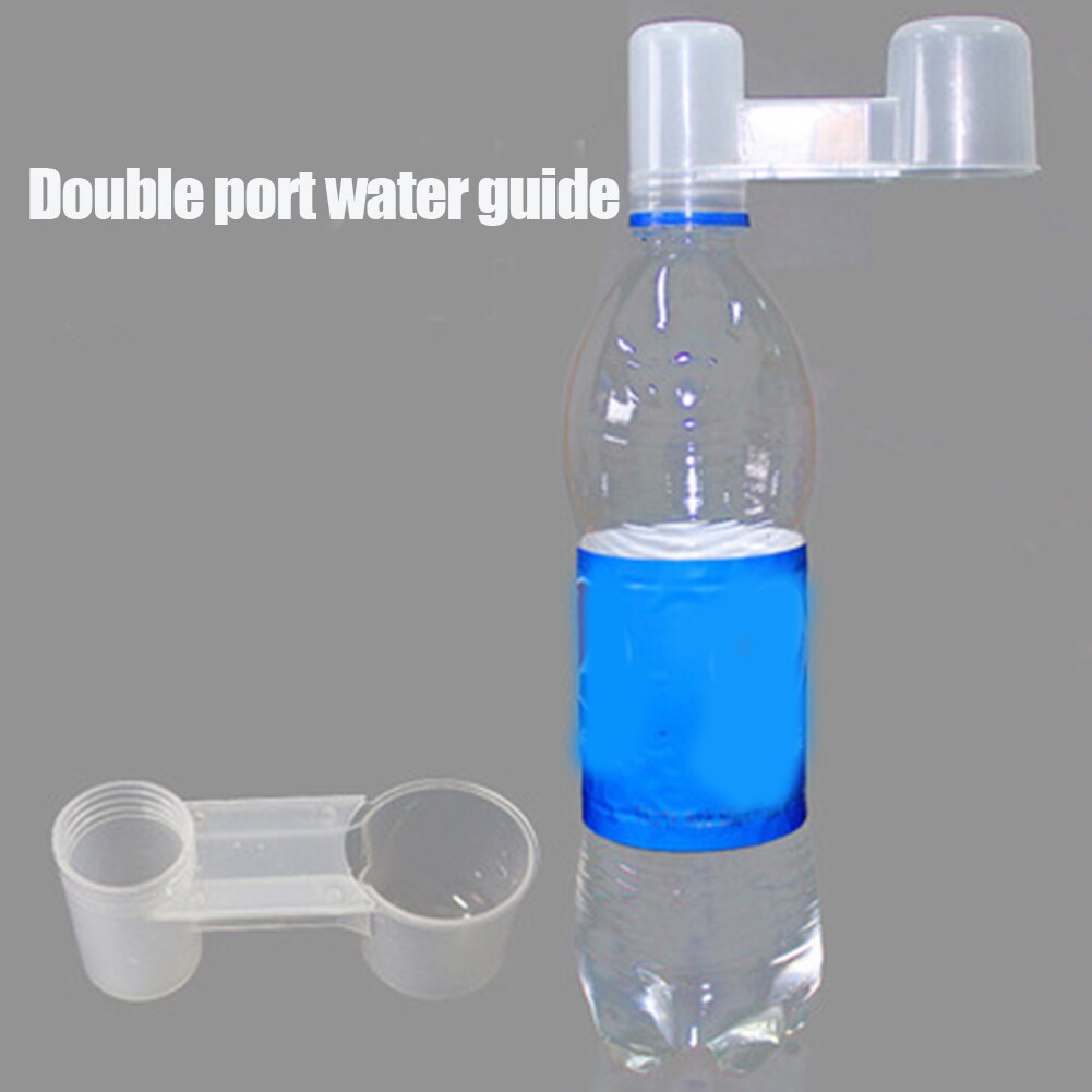 5/10 Pcs Plastic Pet Birds Parrots Drinker Feeder Poultry Water Bottle Cup Accessories can CSV