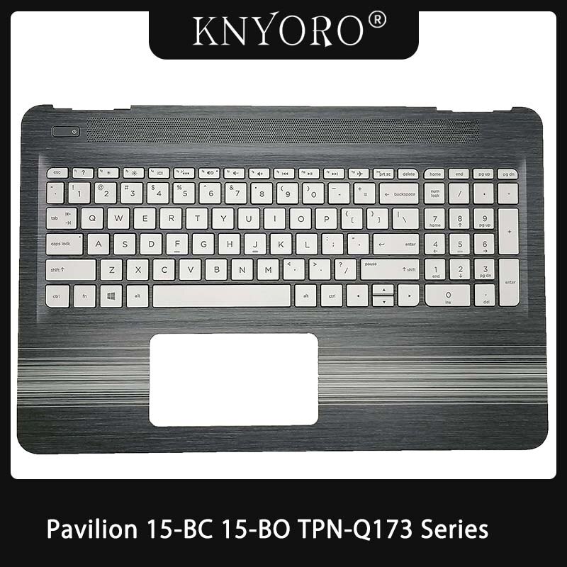 Funda superior para Reposabrazos de ordenador portátil, carcasa con Teclado retroiluminado de EE. UU. Para HP Pavilion Gaming 15-BC 15-BO TPN-Q173 Series 858971-001 C