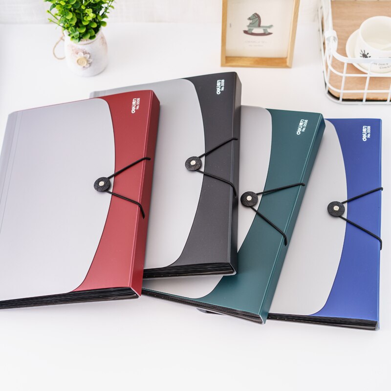 Students use folder insertion A4 file collection box paper collection bag organ bag large volume file bag file folder file pack