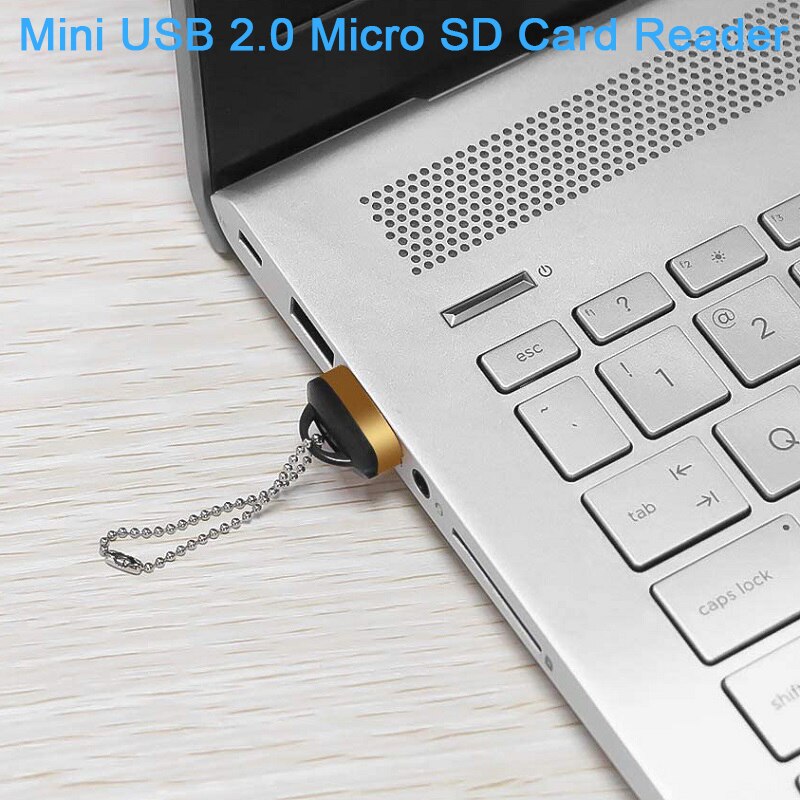Usb 2.0 Micro Sd Tf Kaartlezer Adapter Draagbare Mobiele Telefoon Geheugenkaartlezer Voor Auto Audio Kaartlezer Laptop Accessoires