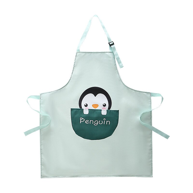 Keukenschort Cartoon Animal Print Waterdicht En Antifouling Olie Proof Bib Thuis Cleaning Tools Voor Mannen Vrouwen Bakken Accessoires: 002