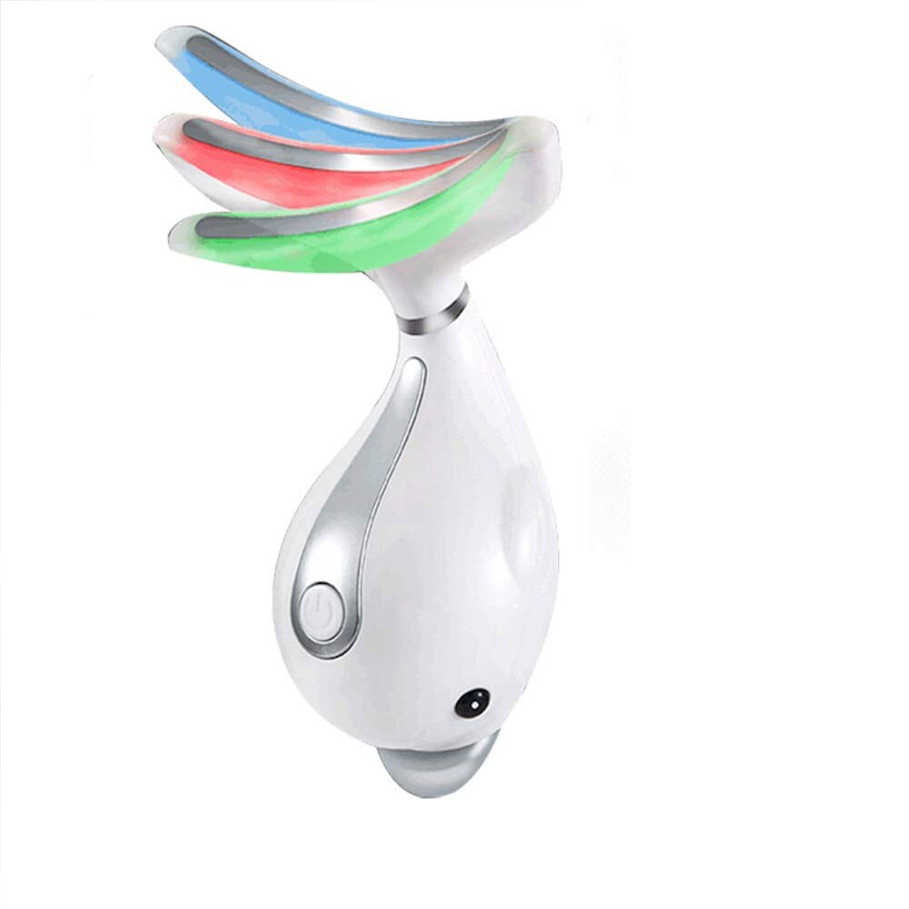 Neck Beauty Device Neck lifting 3Colors LED Photon Therapy Skin Tighten Reduce Double Chin Anti Wrinkle Remove Skin Care Tools