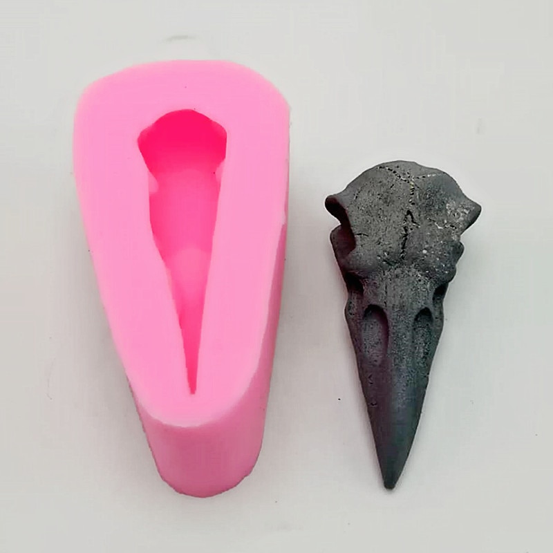 Moule à Gâteau Silicone – Forme Crâne, Idéal Pour Chocolat Et Halloween