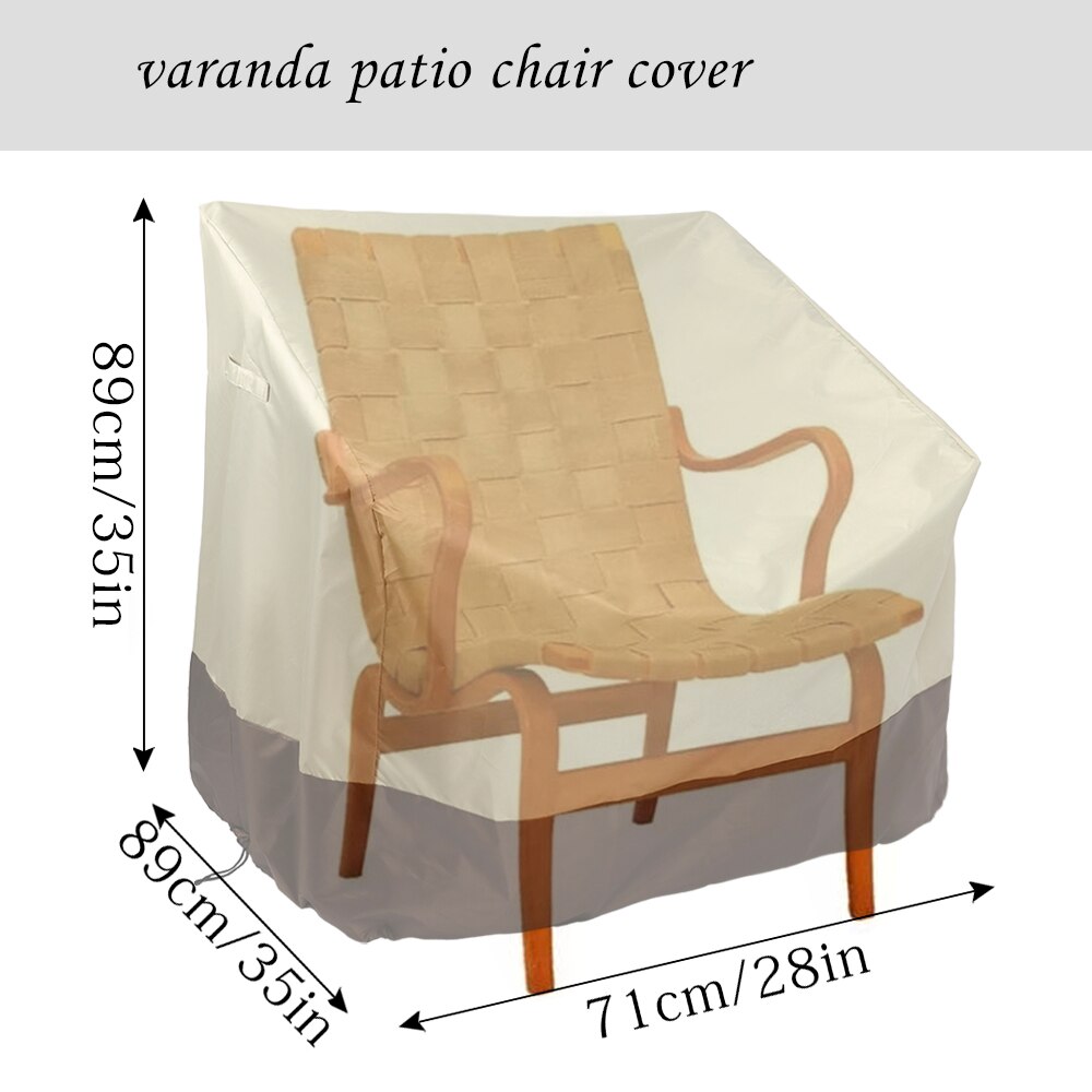 Waterproof Dust-Proof Furniture Chair Sofa Cover Garden Sunshade Patio Outdoor Protect Your Furniture From Dust And Sun