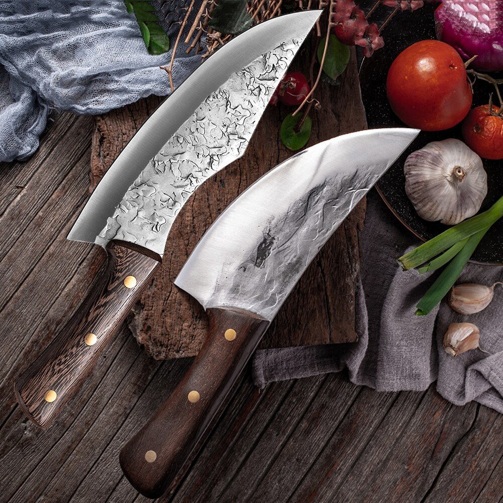 Handmade Stainless Steel Kitchen Boning Knife Fishing Knife Meat Cleaver Butcher Knife Chef Kitchen Knives Forged In Fire Knives