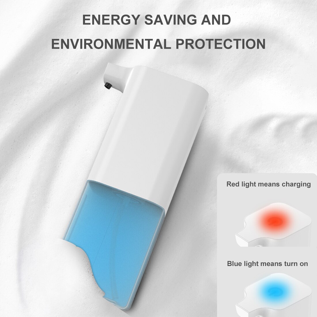 250ml Automatic Touchless Induction Hand Washer Induction Foam Soap Dispenser Intelligent Sensor Liquid Soap Washing Dispenser