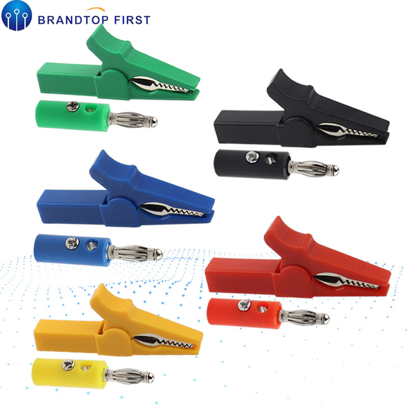 55Mm Alligator Clip + Banaanstekker, Test Probe Met 4Mm Banaan Plug Kabel Clips