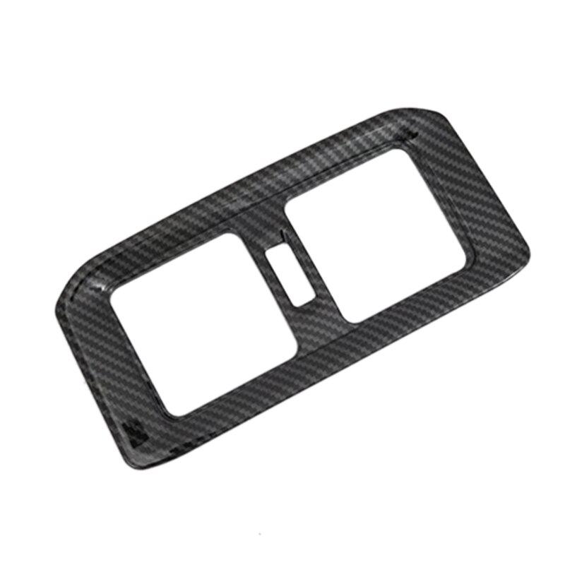 Auto Airconditioning Vent Outlet Cover Trim Armsteun Doos Half Pak Achter Voor Toyota Rav4 Rav 4 Carbon fiber Stijl Auto