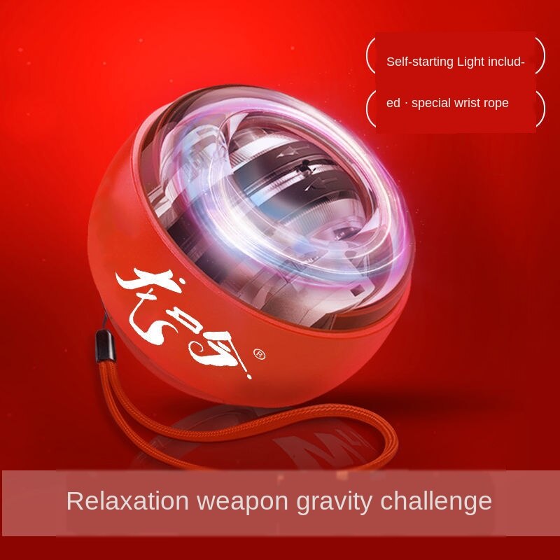 Wzmacniacz automatyczny początek siła moc nadgarstka piłka żyroskop spinning nadgarstek wirnik przyrząd robić ćwiczenia uścisku żyroskop piłka zdatność robić rozluźniania mięśni: Srebrny