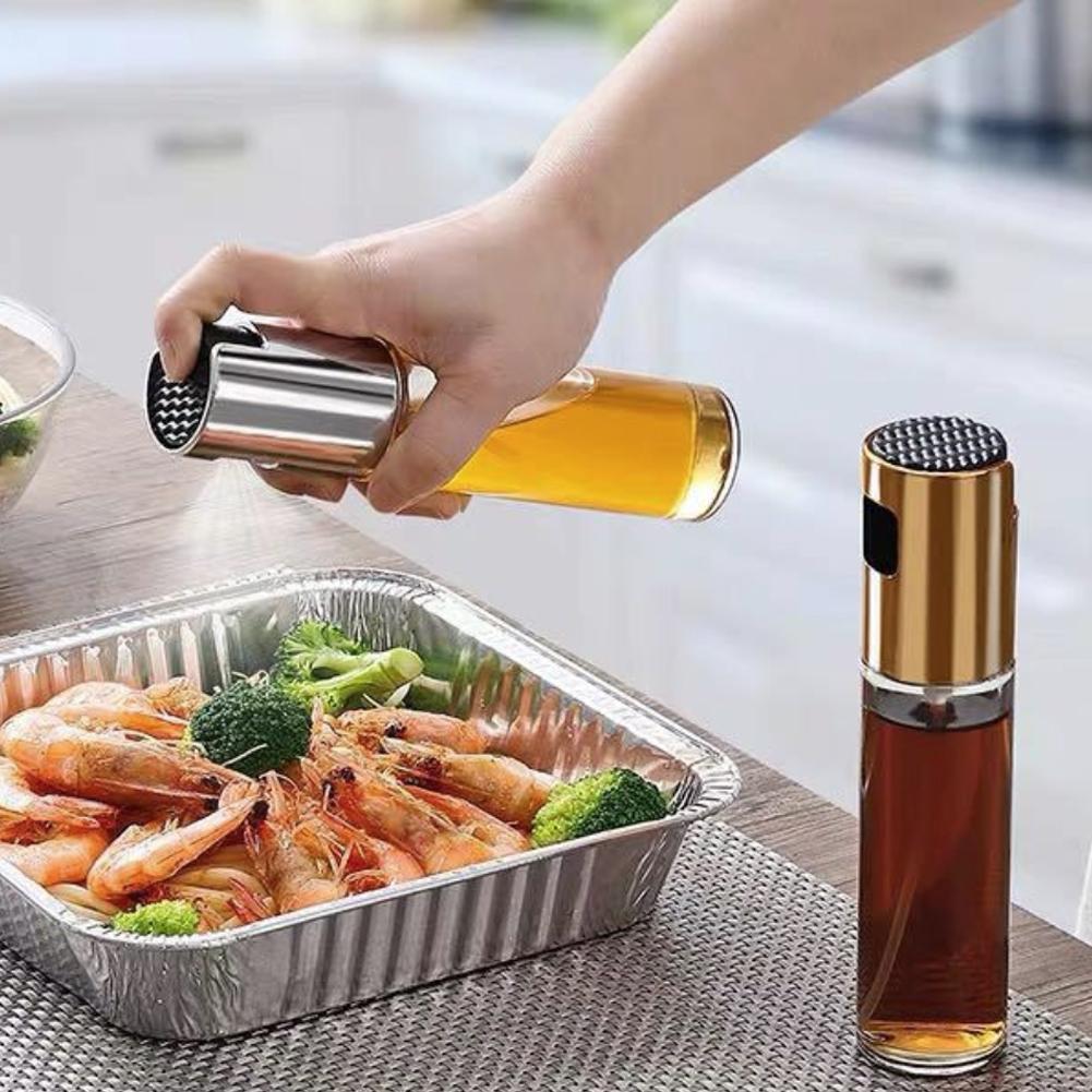 1pc glas olivenolie sprøjte olie spray tom flaske eddike flaske olie dispenser til madlavning salat bbq køkken bagning