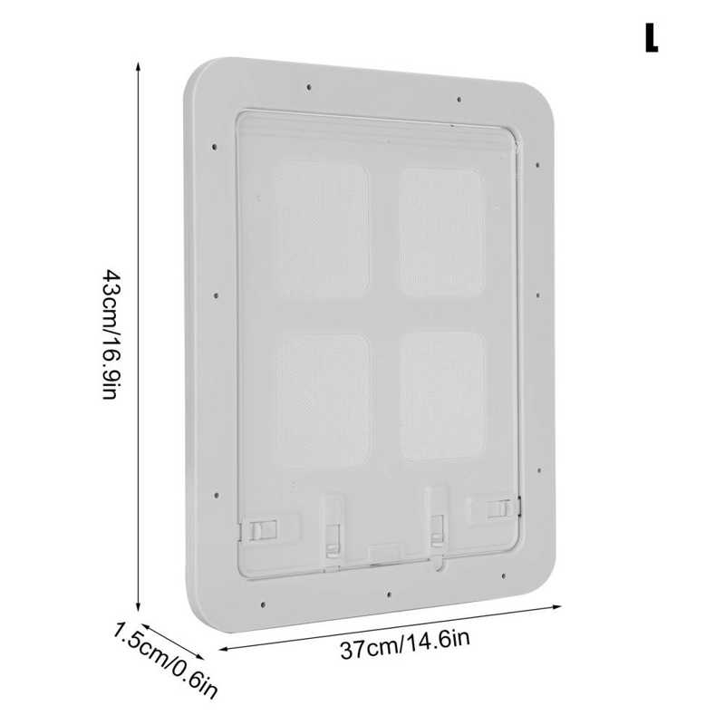 Pet Dog Doors The Safe Guard Pet Small Dog Cat Screen Door Sliding Screen with Magnetic Flap Supply Ventilation Pet Dog