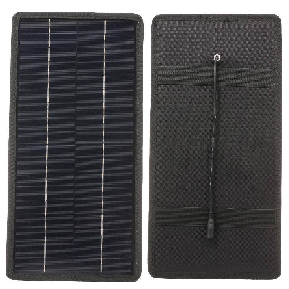 12V Solar Car Battery Charger Portable Monocrystalline Silicon Solar Power Panel Backup Trickle Charging For Motorcycle Boat